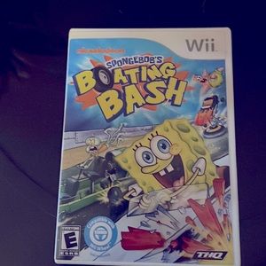 Wii Nintendo SpongeBob boating bash